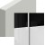 Белый ЛДСП/Комби черный и белый лакобель =39370 руб.